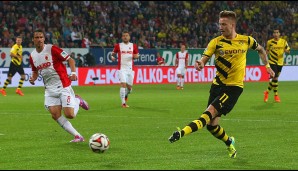 Borussia Dortmund legte einen Traumstart hin: Nach elf Minuten traf Marco Reus zum 1:0 für den BVB