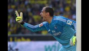 Auch HSV-Keeper Jaroslav Drobny weiß, was der Sieg in Dortmund bedeutet: Drei Punkte