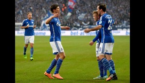 Insgesamt bejubeln die Schalker drei Tore ihrer 25...