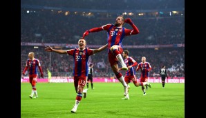 Ecke für Bayern? Normal keine Gefahr für das gegnerische Tor - denkste! Franck Ribery bringt Bayern in Führung