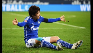 Aber Schalke tat sich schwer: Atsuto Uchida und Co. mussten bis zum Ende zittern