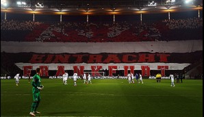 Die Frankfurter Fans hatten sich für den 21. Spieltag etwas Besonderes ausgedacht