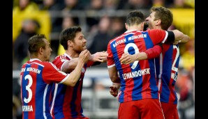 Ausgerechnet Lewandowski trifft: Der Pole kam im Sommer vom BVB zu den Bayern