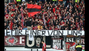 MAINZ - LEVERKUSEN 2:3: Trotz der Prügelei nach dem Pokal-Spiel gegen Bayern halten Leverkusens Fans zu Emir Spahic