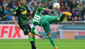 "Schau mal Christoph, ich mach den Zlatan" - Zlatko Junuzovic versucht sich an einer akrobatischen Einlage