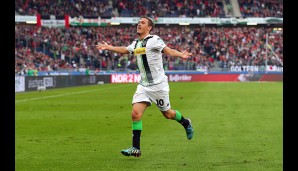 Rang 9: Max Kruse von Borussia Mönchengladbach (11 Tore)