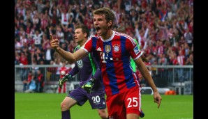 Rang 6: u.a. Thomas Müller vom FC Bayern (13 Tore)