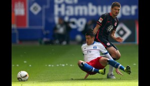 HAMBURG - FRANKFURT 0:0: Ivo Ilicevic gegen Alexander Ignjovski als Sitzfußballer