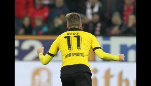 Endlich! Nach gefühlt hundert Fehlversuchen im DFB-Dress gelingt Marco Reus in Mainz der erlösende Treffer für den BVB