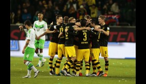 VfL Wolfsburg - Borussia Dortmund 1:2: Jubel auf der einen Seite, Niedergeschlagenheit auf der anderen - der BVB schlägt die Wölfe