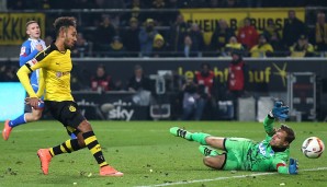 In den letzten zehn Minuten dreht Dortmund das Spiel - Pierre-Emerick Aubameyang sorgt für den Schlusspunkt