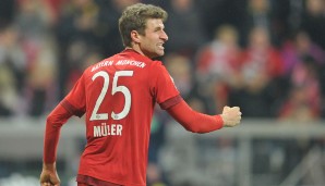 FC BAYERN MÜNCHEN - WERDER BREMEN: 5:0: Alles Müller, oder was? Zumindest zwei der fünf Tore gingen auf das Konto von Thomas Müller