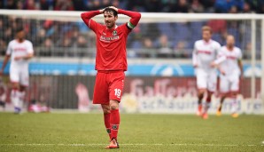 HANNOVER 96 - 1. FC KÖLN: 0:2: Sieht Kapitän Christian Schulz die Lichter schon ausgehen? Eine bemühte Leistung bestraften eiskalte Kölner doppelt
