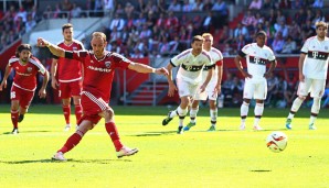 Tore nach Standards: Den Höchstwert von 20 Toren erreichten der FC Ingolstadt (60,6 seiner Treffer) und der HSV (40 Prozent). Wenigste Standard-Treffer: u.a. FSV Mainz 05 (acht Tore, 17,4 Prozent)