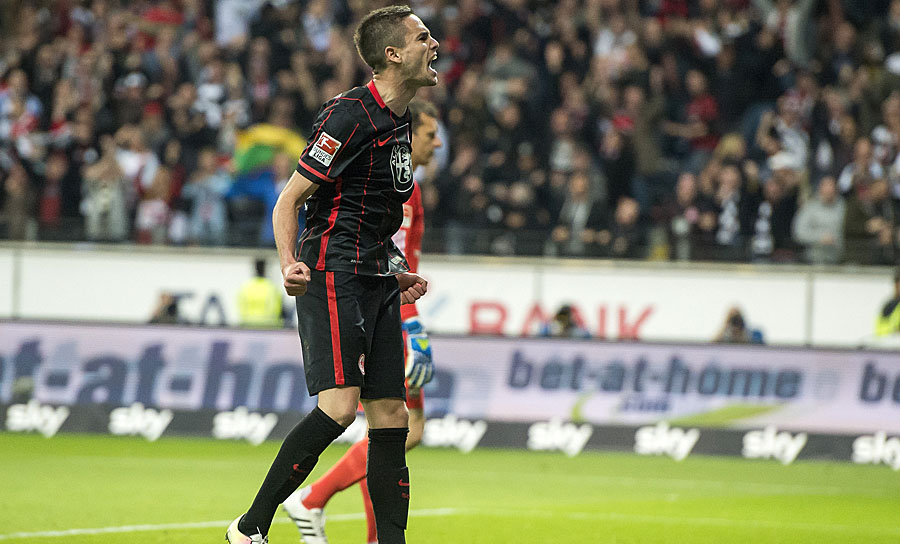 Mijat Gacinovic erzielte sein erstes Tor für die Frankfurter Eintracht überhaupt