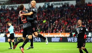 Arjen Robben (FC Bayern): Drehte das Spiel gegen Mainz nach dem schnellen Rückstand mit einem Assist und einem Tor noch in Halbzeit eins quasi im Alleingang. Auch ansonsten an beinahe jeder Offensivaktion beteiligt