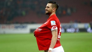 Danny Latza (FSV Mainz 05): Erzielte seine ersten drei Bundesligatore bei einem überragenden Auftritt - Den Spielball gibt er nicht mehr her