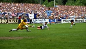 Platz 10: Blau-Weiß 90 Berlin (1987) mit 21 Punkten (drei Siege, zwölf Remis, 19 Niederlagen) bei 36:76 Toren