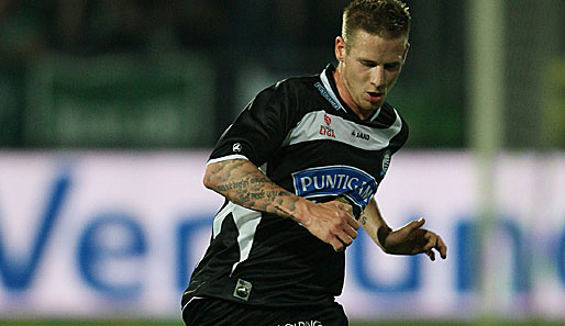 Timo Perthel war verliehen. Nach einem Jahr bei Sturm Graz geht der 22-Jährige nun zu Hansa Rostock