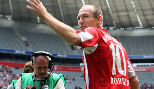 Arjen Robben, FC Bayern München, geschätztes Jahresgehalt 5,5 Mio. Euro