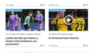 In Spanien bleibt die Marca kurz und sachlich: "Dortmund schreibt Geschichte"