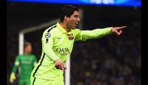 5. Platz: Luis Suarez vom FC Barcelona (7 Tore)