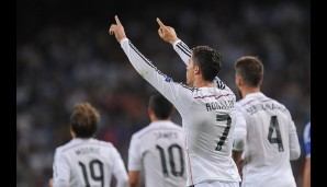 1. Platz: Cristiano Ronaldo von Real Madrid (10 Tore)