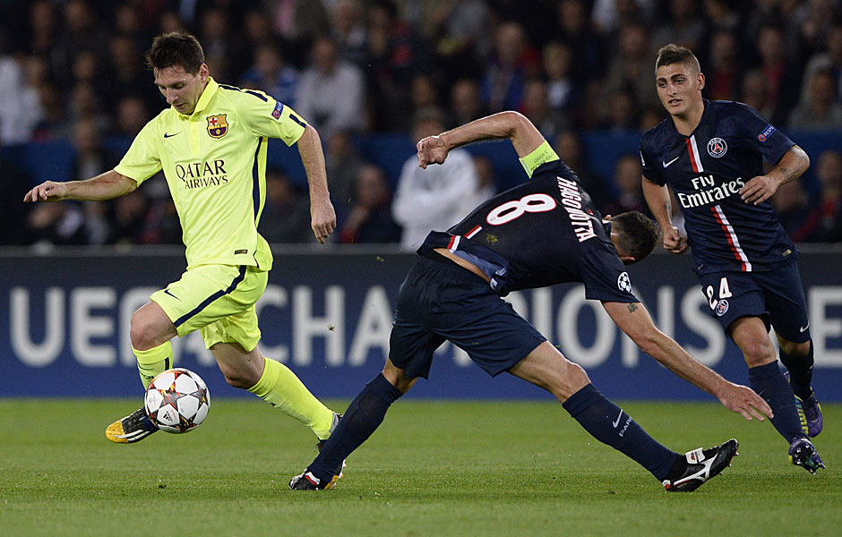 1. Platz: Lionel Messi vom FC Barcelona (10 Tore)
