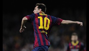 Platz 3: Lionel Messi vom FC Barcelona (8 Tore)