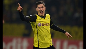 Platz 5: Robert Lewandowski von Borussia Dortmund (6 Tore)