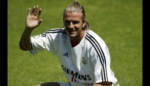 In der Vereinskarriere läuft es besser: 2003 wechselt Becks für 35 Millionen Euro zu Real Madrid und übernimmt dort die Rückennummer 23 - genau wie sein Idol Michael Jordan