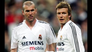 Zusammen mit Zinedine Zidane soll Beckham das neue Herzstück im Mittelfeld der Königlichen bilden