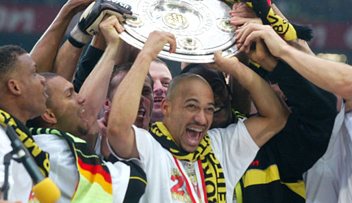 Der größte Erfolg: Der gewinn der deutschen Meisterschaft mit Borussia Dortmund 2002