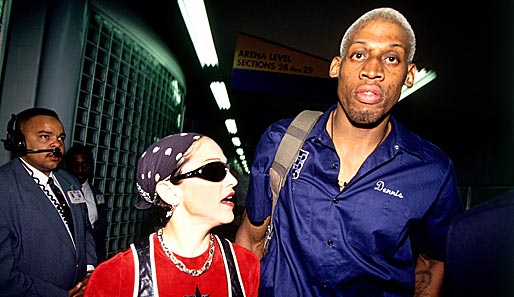 Diese Affäre war ein gefundenes Fressen für die Boulevard-Presse: Dennis Rodman und Madonna