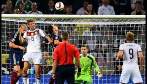 We call it a Müller! Der Bayern-Akteur knipst das erste Quali-Tor für die DFB-Auswahl