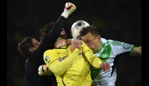 Die Wolfsburger warfen sich in jeden Zweikampf - ein Tor für den VfL sollte jedoch trotz diverser Pfostentreffer nicht fallen