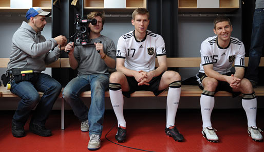 Mercedes-Benz und die deutsche Nationalmannschaft drehen den Werbe-Spot zur WM 2010 in Südafrika