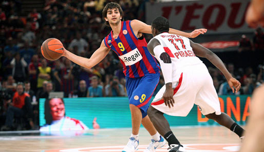 Ricky Rubio (FC Barcelona) sorgte für einigen Wirbel, als er trotz NBA-Drafts in Europa blieb. Der Spanier gilt als eins der größten Point-Guard-Talente der Welt