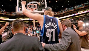 Anschließend sicherten sich Dirk Nowitzki und die Dallas Mavericks den Conference Title und zogen in die NBA-Finals ein