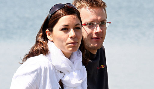 Sebastien Bourdais mit seiner Lebensgefährtin Claire