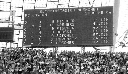 Bundesliga 1977: Der FC Bayern kassiert gegen Schalke 04 mit 0:7 die höchste Heimniederlage der Bundesliga-Geschichte