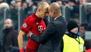 Thomas Müller und Arjen Robben schossen die Bayern in Front - der Niederländer wusste, bei wem er sich zu bedanken hatte