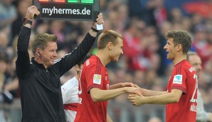 12. Spieltag: Beim 4:0 gegen Stuttgart kehrt Holger Badstuber auf den Platz zurück. 200 Tage nach seinem letzten Spiel. Badstuber: "Es war ein unglaublicher Empfang, der wirklich unter die Haut ging"