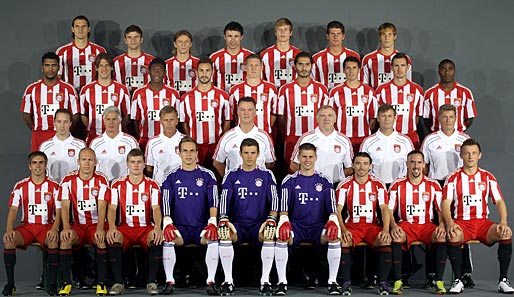 Jetzt sind alle wach: Es macht Klick! Der FC Bayern München 2010/2011 auf einem Foto