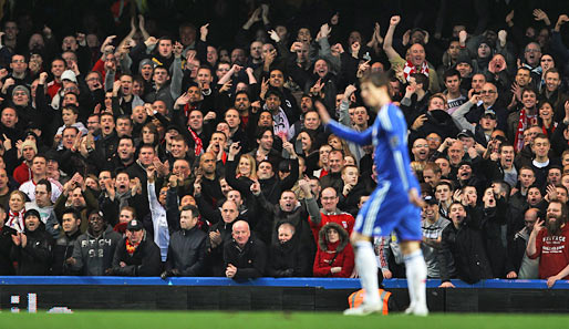 Ironie des Schicksals: Gleich in seinem ersten Spiel für Chelsea ging's gegen Liverpool. Torres blieb ohne Tor und die Reds gewannen 1:0