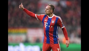 MITTELFELD: Franck Ribery, FC Bayern München/Frankreich, Gesamtstärke: 87