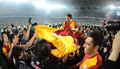 2012 wurde Galatasaray ausgerechnet im Fenerbahce-Stadion türkischer Meister