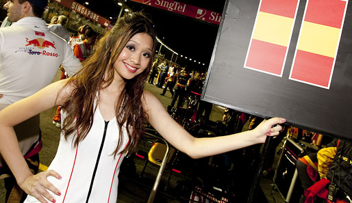 Die schönsten Gridgirls des Formel-1-Jahres 2009 - Singapur-GP