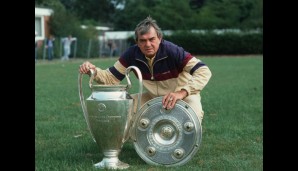 Von 1981-1987 trainiert Ernst Happel den HSV und ist bis heute der erfolgreichste Coach der HSV-Geschichte. Er holt '82 und '83 die Meisterschaft und sichert dem HSV auch den Europapokal der Landesmeister!