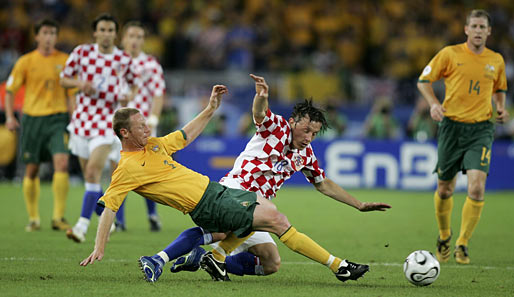 WM 2006 in Deutschland: Olic und Kroatien scheitern in der Vorrunde. Hinter Brasilien und Australien wird man nur Dritter in der Gruppe